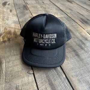 Harley-Davidson Black Trucker Cap